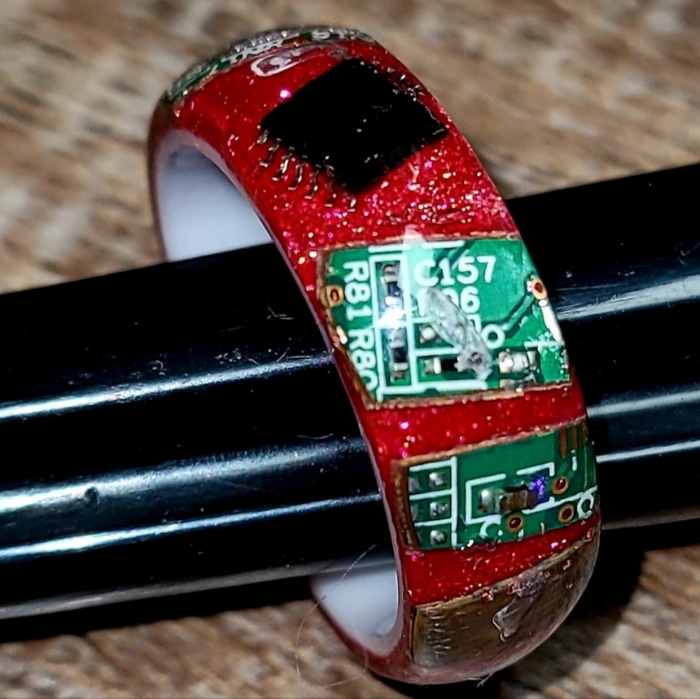 Custom Made Circuit Board Ring - image 4